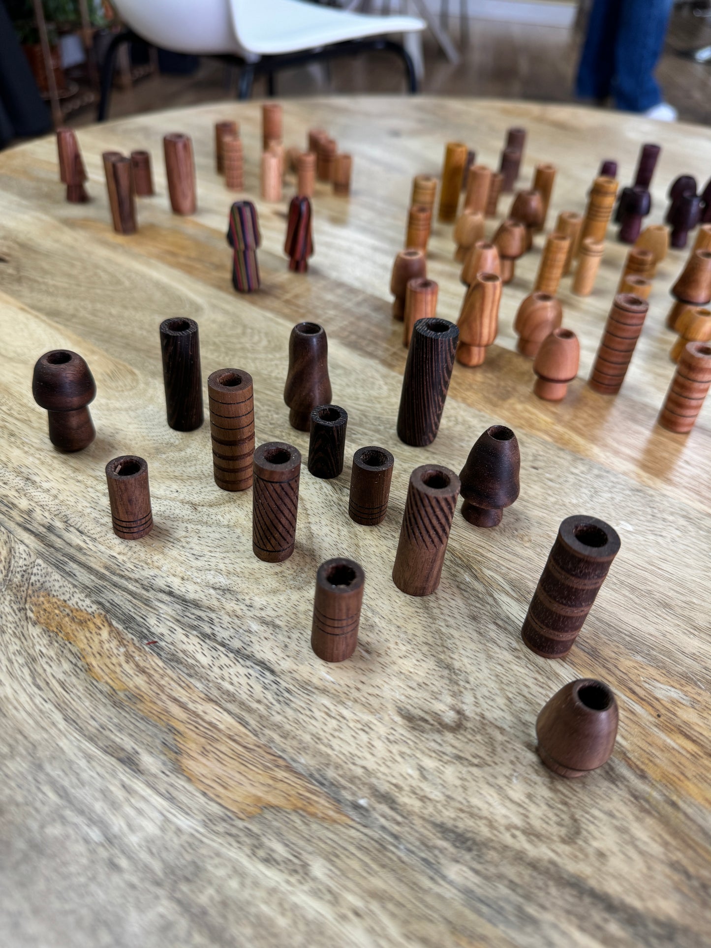 7mm Wood Dreadlock Beads Bundle