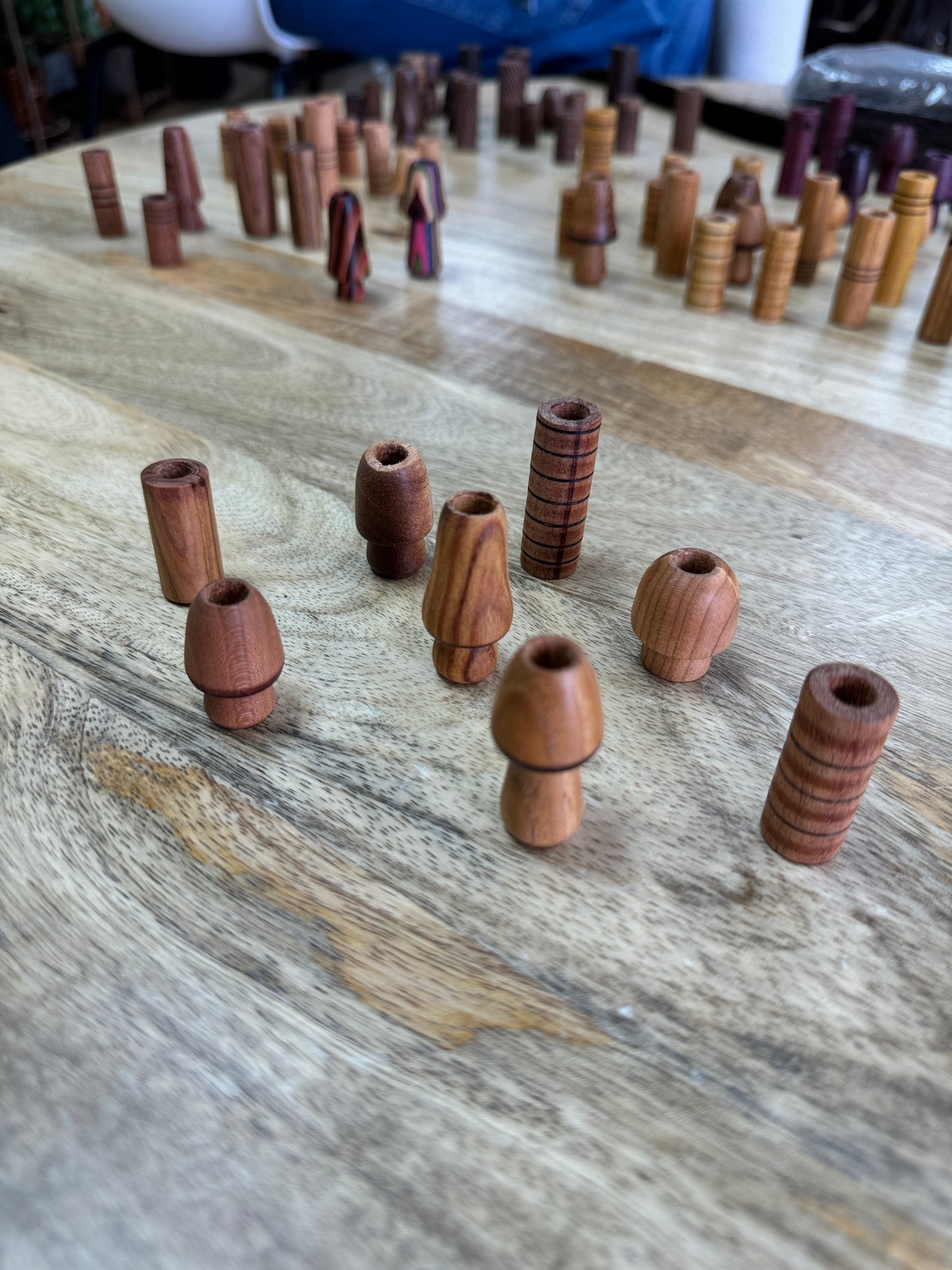 7mm Wood Dreadlock Beads Bundle