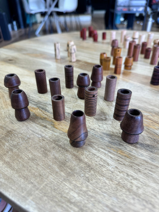 10mm Wood Dreadlock Beads Bundle